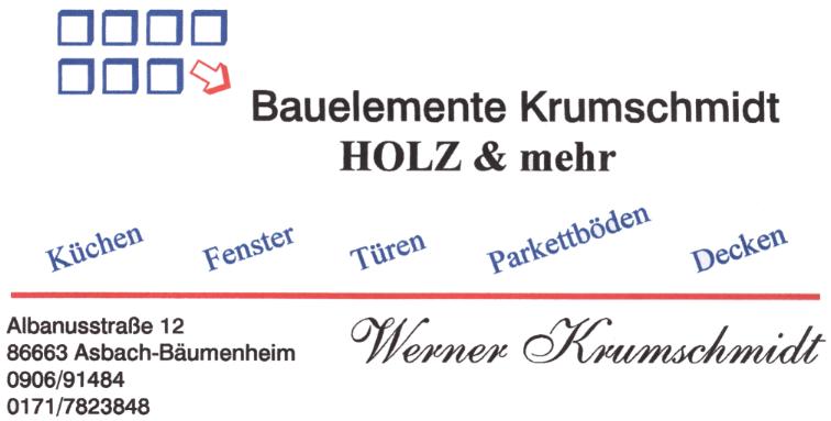Bauelemte Krumschmidt HOLZ & mehr